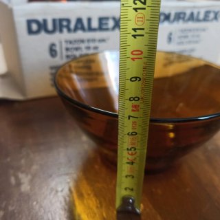 12 cuencos Duralex ámbar