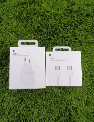 Cargador iPhone 20W y Cable USB-C 60W