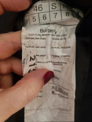 Burberry London Blazer Hombre 46 Gris...