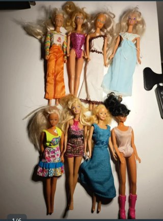 Lote de 8 muñecas estilo Barbie