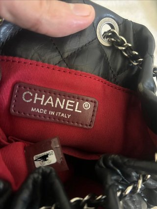 Bolso Chanel Negro Piel Acolchado