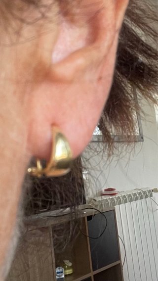 Orecchini in oro 18k con clip