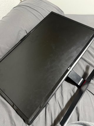 Monitor da gioco LG 24MP59G Nero/Rosso