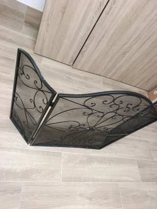 Chispero chimenea metal negro