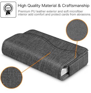 Fintie Cartera Tarjetas Gris