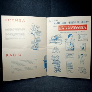 Raro Folleto Publicidad Lechera Nestle Años 50 60