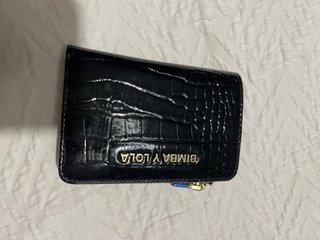Cartera Bimba y Lola Negra Cocodrilo