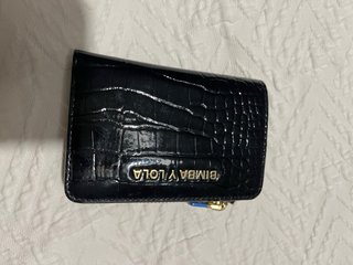 Cartera Bimba y Lola Negra Cocodrilo