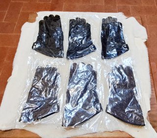 Guantes de cetrería de cuero