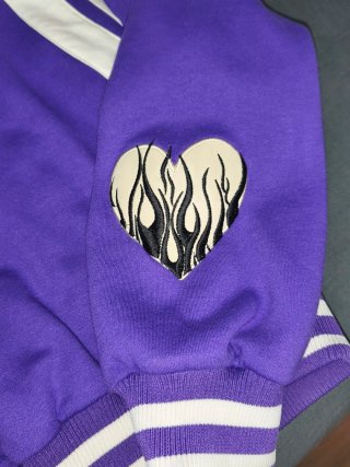 Chaqueta Beisbolera Bershka Morada R 1998