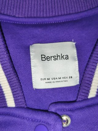 Chaqueta Beisbolera Bershka Morada R 1998