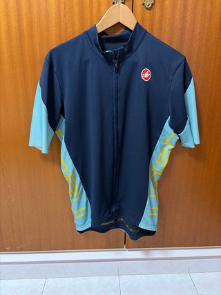Maillot Ciclismo Castelli Azul y Celeste