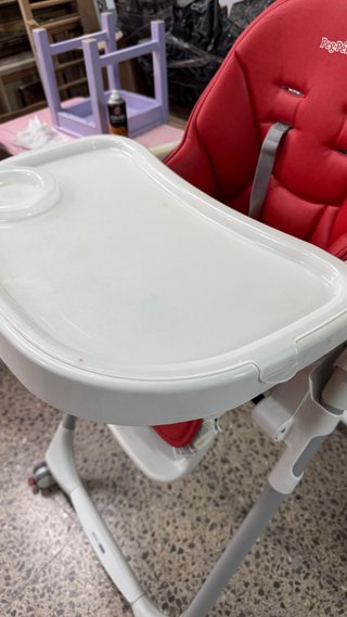 Trona Peg Perego Prima Pappa Follow Me Roja