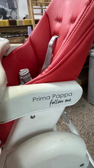 Trona Peg Perego Prima Pappa Follow Me Roja