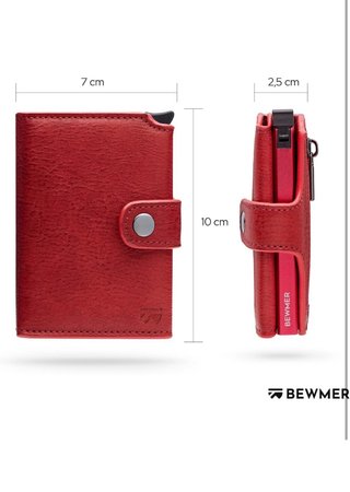 Cartera Delgada Hombre/Mujer Protección RFID