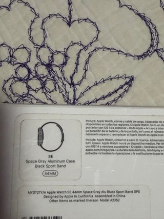 Apple Watch SE 44mm Grigio Siderale/Nero
