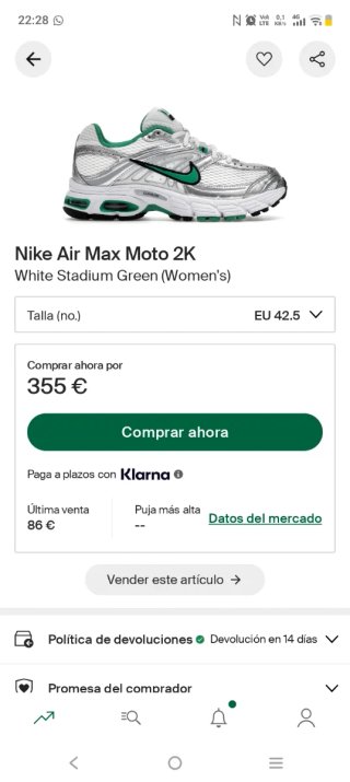 Zapatillas Nike Air Max talla 42,5