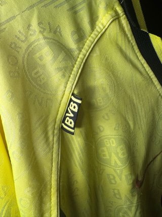 Camiseta Borussia Dortmund Negra 1996/97