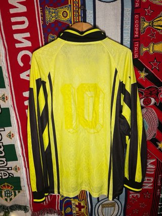 Camiseta Borussia Dortmund Negra 1996/97