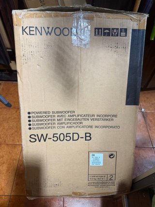 Subwoofer Attivo Kenwood Nero