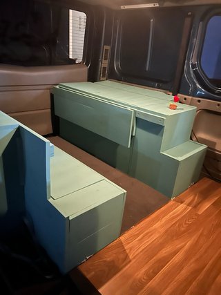 Mueble camper y colchón