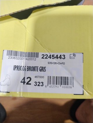 Botas de seguridad FAL grises