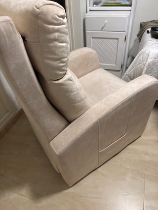 2 Sillones Reclinables Beige