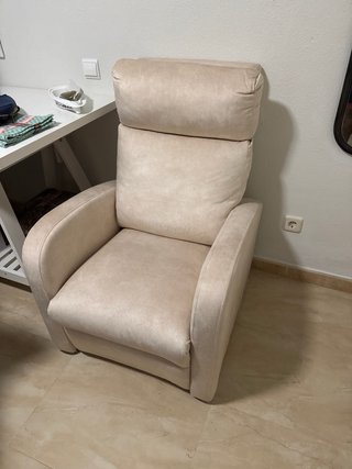 2 Sillones Reclinables Beige