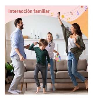 Karaoke Infantil 2 Micrófonos Inalámbricos