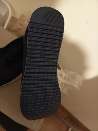 Zapatillas plataforma azul