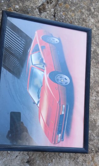 Cuadro Ferrari Rojo