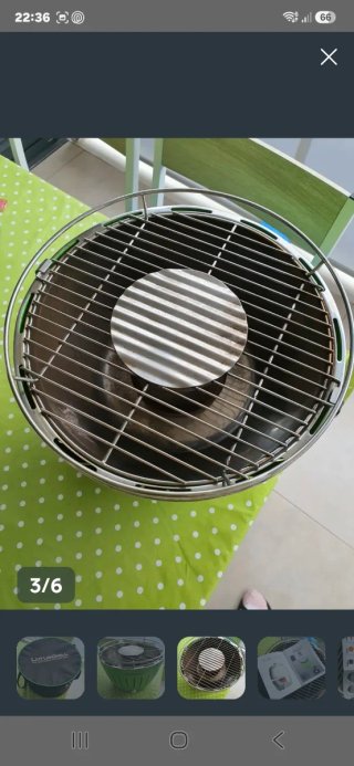 Barbacoa Lotus Grill Nero e Verde