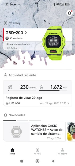 G-Shock GBD-200-9ER Amarillo Original Bluetooth
