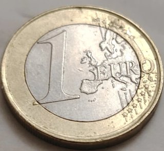 1 Euro Portugal 2024 Error Acuñación Raro