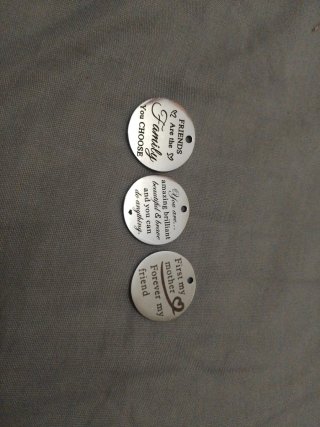 Colgantes para pulseras con frases inspiradoras