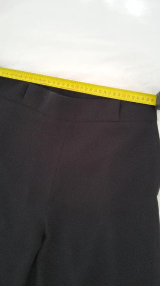 Pantaloni Zara Gamba Larga Neri