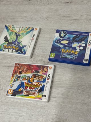 Pacchetto 3 Giochi Pokémon e Inazuma Eleven 3DS