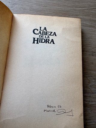 La cabeza de la hidra · Carlos Fuentes · 1978