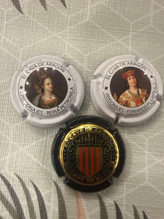 Chapas Cava de Aragón (3 unidades)