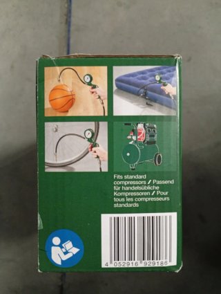 Pack acessórios ar comprimido Parkside - novo