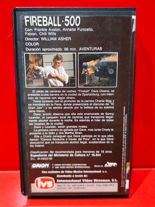 Fireball 500 VHS (1966) - Descatalogada