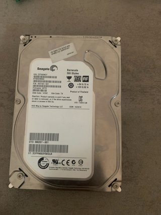Disco Duro Seagate Barracuda 500GB