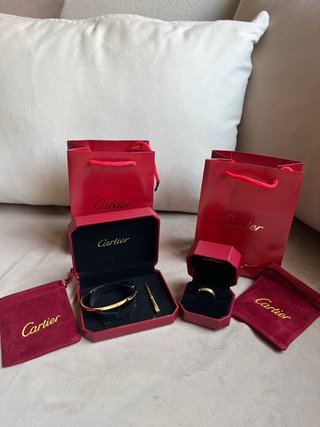 Pack 2 piezas Pulsera Love + Anillo Cartier Inspo