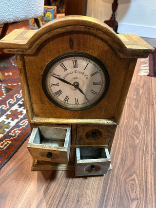 Reloj Colonial Vintage Madera Cajones