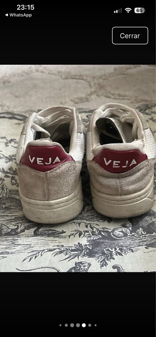 Zapatillas Veja burdeos talla 36