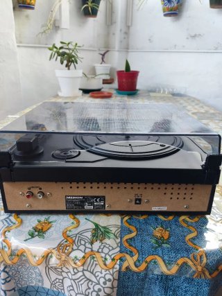 Giradischi Medion Tutto in Uno Nero/Argento