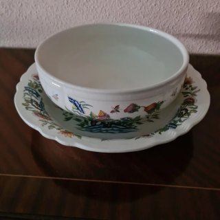 Piezas vajilla antigua Sarreguemines Rouen