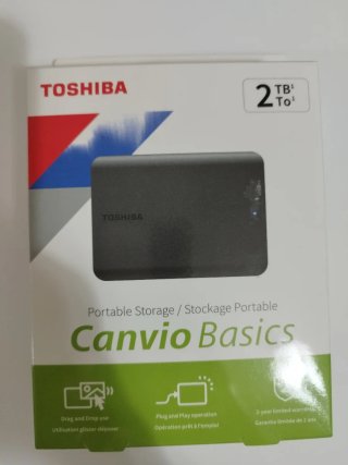 Disco Duro Externo Toshiba Canvio Basics 2TB