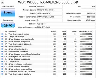 Disco Duro 3TB WD Red WD30EFRX NAS