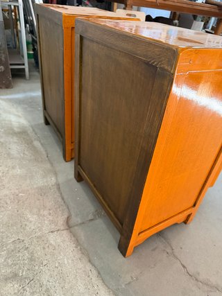 Pareja Mesitas Noche Madera Maciza nuevas